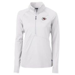 Cutter & Buck Women's Adapt Eco Knit Half-Zip Pullover Jacket - Kansas City Chiefs