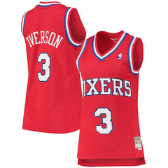 NBA Allen Iverson Philadelphia 76ers Women's 2002/03 Hardwood Classics Swingman Jersey