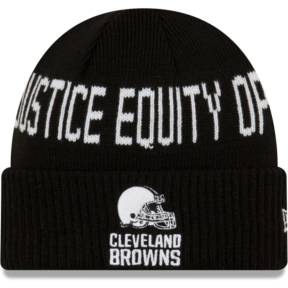 Team Social Justice Cuffed Knit Hat - Cleveland Browns