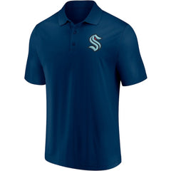 NHL Deep Sea Blue Seattle Kraken Fanatics Winning Streak Polo