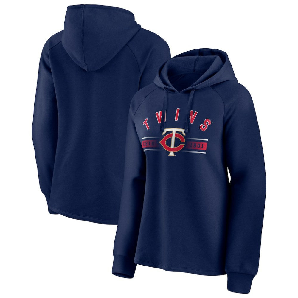 MLB Minnesota Twins Fanatics Women's Perfect Play Raglan Pullover Hoodie