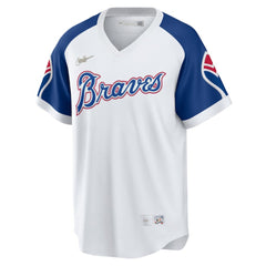MLB Hank Aaron Atlanta Braves Nike Home Cooperstown Collection Player Jersey