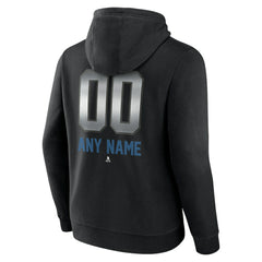 NHL Black Colorado Avalanche Personalized Midnight Mascot Logo Pullover Hoodie