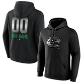 NHL Black Vancouver Canucks Personalized Midnight Mascot Logo Pullover Hoodie