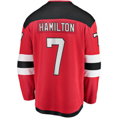 NHL Red Dougie Hamilton New Jersey Devils Fanatics Breakaway Player Jersey