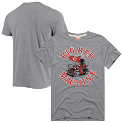 MLB Cincinnati Reds Homage Hyper Local Tri-Blend T-Shirt -Heathered Gray