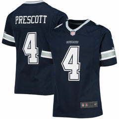 Dak Prescott Girls Youth Team Game Jersey - Dallas Cowboys