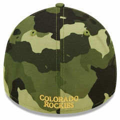 MLB Colorado Rockies New Era 2022 Armed Forces Day 39THIRTY Flex Hat