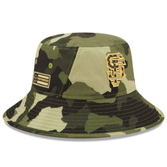 MLB San Francisco Giants New Era 2022 Armed Forces Day Bucket Hat