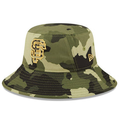 MLB San Francisco Giants New Era 2022 Armed Forces Day Bucket Hat