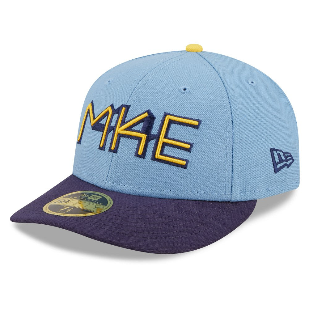 MLB Milwaukee Brewers New Era 2022 City Connect Low Profile 59FIFTY Fitted Hat