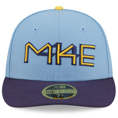 MLB Milwaukee Brewers New Era 2022 City Connect Low Profile 59FIFTY Fitted Hat