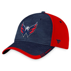 NHL Navy/Red Washington Capitals Fanatics Authentic Pro Rink Camo Flex Hat