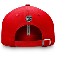 NHL Red Chicago Blackhawks Fanatics Authentic Pro Rink Adjustable Hat
