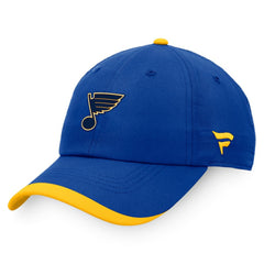 NHL Blue St. Louis Blues Fanatics Authentic Pro Rink Pinnacle Adjustable Hat