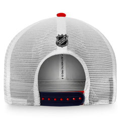 NHL Red/White Washington Capitals Fanatics Authentic Pro Rink Trucker Snapback Hat