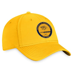 NHL Gold Nashville Predators Fanatics 2022 Authentic Pro Training Camp Flex Hat