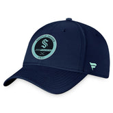 NHL Navy Seattle Kraken Fanatics 2021 Authentic Pro Training Camp Flex Hat