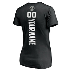 NBA San Antonio Spurs Women's Personalized Playmaker Team V-Neck T-Shirt