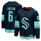 NHL Deep Sea Blue Adam Larsson Seattle Kraken Fanatics Home Breakaway Player Jersey