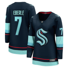 NHL Navy Jordan Eberle Seattle Kraken Fanatics Women's Home Breakaway Player Jersey