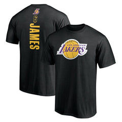 NBA LeBron James Los Angeles Lakers #6 Playmaker Name & Number T-Shirt