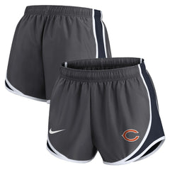 Women's Team Logo Performance Tempo Shorts - Chicago Bears