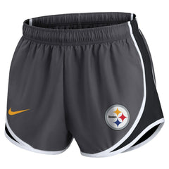 Women's Plus Size Logo Performance Tempo Shorts - Pittsburgh Steelers