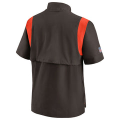 Sideline Coaches Chevron Lockup Pullover Top - Cleveland Browns