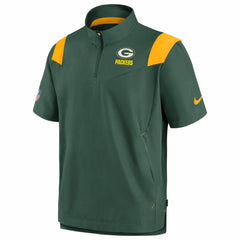 Sideline Coaches Chevron Lockup Pullover Top - Green Bay Packers