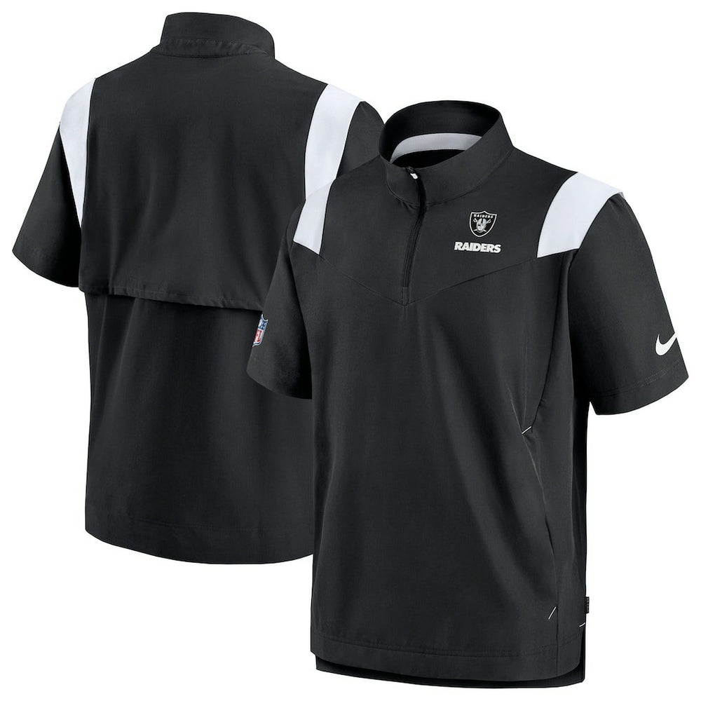 Sideline Coaches Chevron Lockup Pullover Top - Las Vegas Raiders