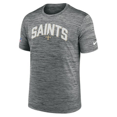 Sideline Velocity Athletic Stack Performance T-Shirt - New Orleans Saints