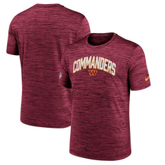 Sideline Velocity Athletic Stack Performance T-Shirt - Washington Commanders