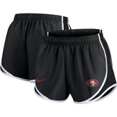 Women's Plus Size Logo Performance Tempo Shorts - San Francisco 49ers