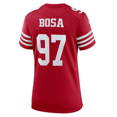 Nick Bosa Women's Team Game Player Jersey - San Francisco 49ers