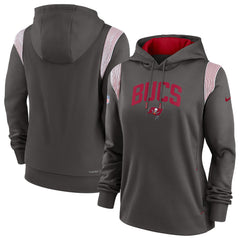 Women's Sideline Stack Performance Pullover Hoodie - Tampa Bay Buccaneers