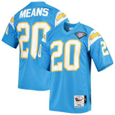 Natrone Means 1994 Authentic Throwback Retired Player Jersey - Los Angeles Chargers