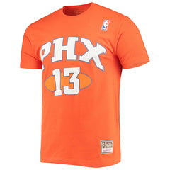 NBA Steve Nash Phoenix Suns Hardwood Classics Stitch Name & Number T-Shirt
