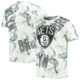 NBA Brooklyn Nets FISLL Asymmetric Bold Smoke T-Shirt