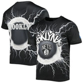 NBA Brooklyn Nets FISLL Tornado Bolt T-Shirt