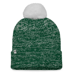 MLB Athletics Fanatics Women's Iconic Cuffed Knit Hat with Pom
