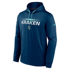 NHL Deep Sea Blue Seattle Kraken Fanatics Authentic Pro Rink Pullover Hoodie