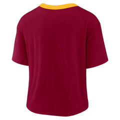 Women's High Hip Fashion Cropped Top - Washington Commanders