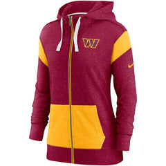 Women's Monaco Lightweight Full-Zip Hoodie - Washington Commanders