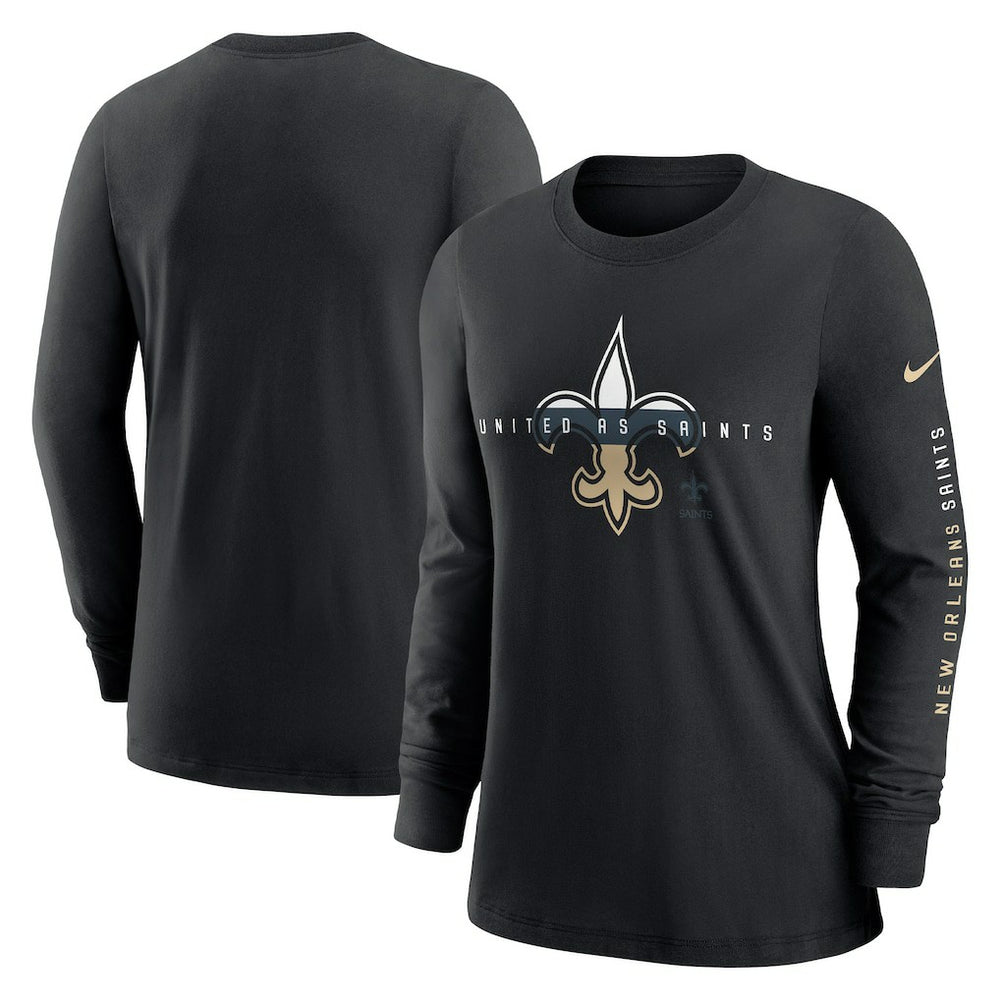 Women's Prime Split Long Sleeve T-Shirt - New Orleans Saints