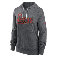 Women's Team Spirit Gym Vintage Lightweight Hoodie Top - San Francisco 49ers