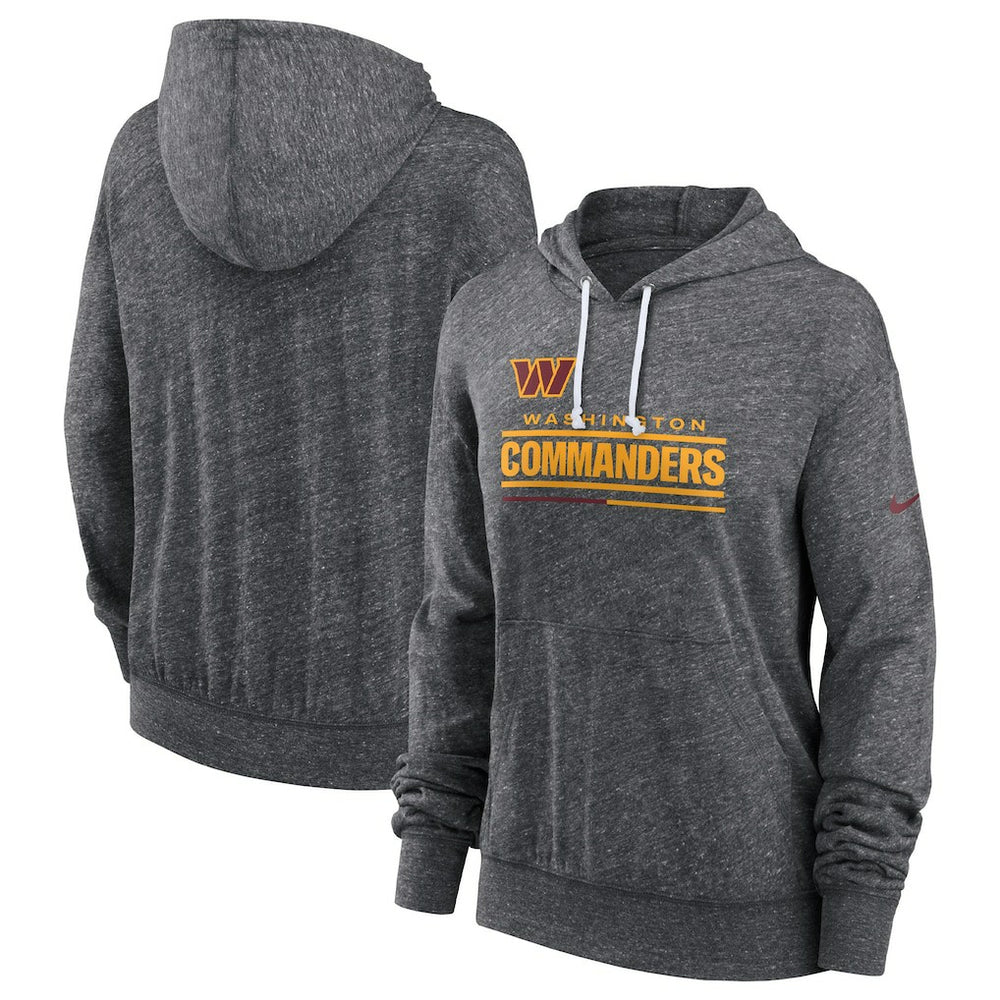 Women's Team Spirit Gym Vintage Lightweight Hoodie Top - Washington Commanders