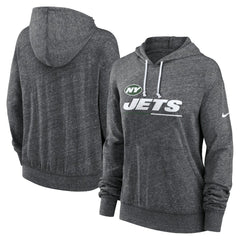 Women's Team Spirit Gym Vintage Lightweight Hoodie Top - New York Jets
