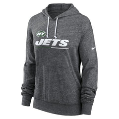 Women's Team Spirit Gym Vintage Lightweight Hoodie Top - New York Jets