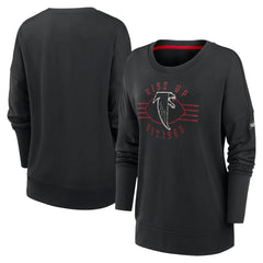 Women's Rewind Playback Icon Performance Pullover Sweatshirt - Atlanta Falcons